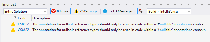 nullable annotations context error